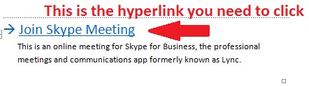 skype for business web url